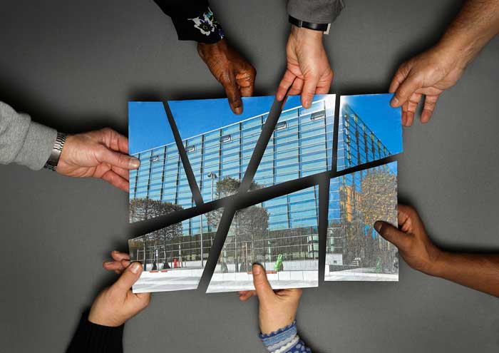 Bild på planering av arbetsplatser