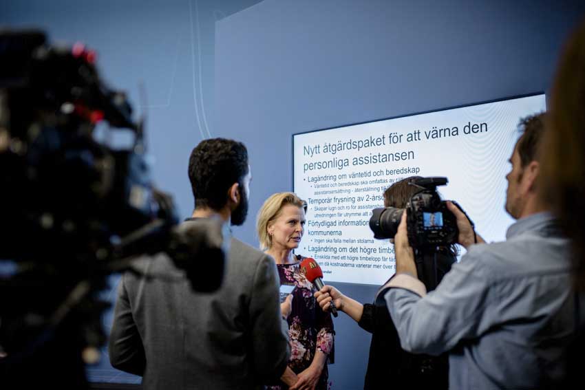 Lagändring om det högre timbeloppet dröjer. Åsa Regnér går nu vidare med två av de fyra förslagen i åtgärdspaketet som presenterades i slutet av 2017. Foto: Linnea Bengtsson.