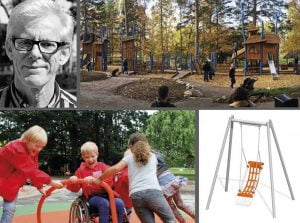 Tillgängliga lekplatser är i fokus för Kjell Parmborn