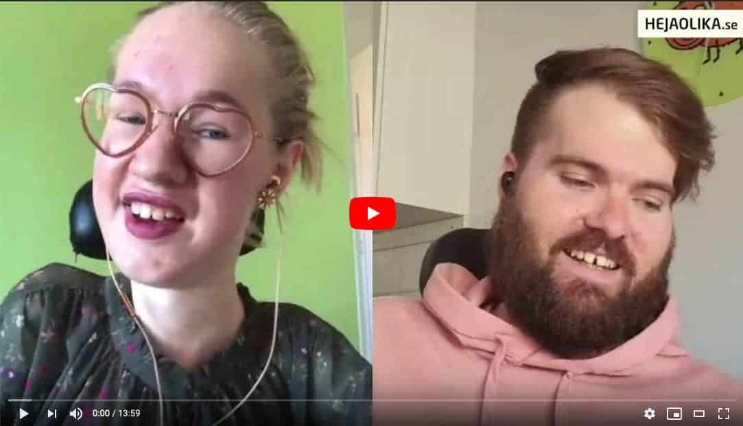 Emma Åstrand och Tobias Holmberg.