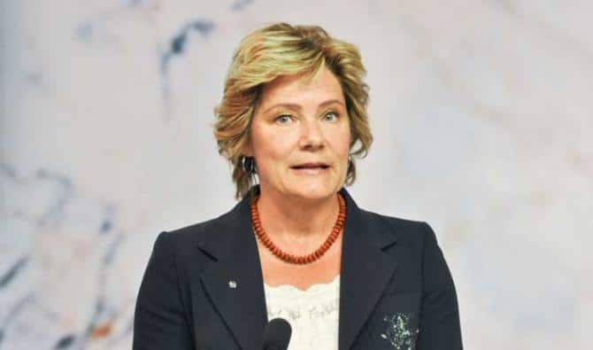 Barn- och äldreminister Maria Larsson