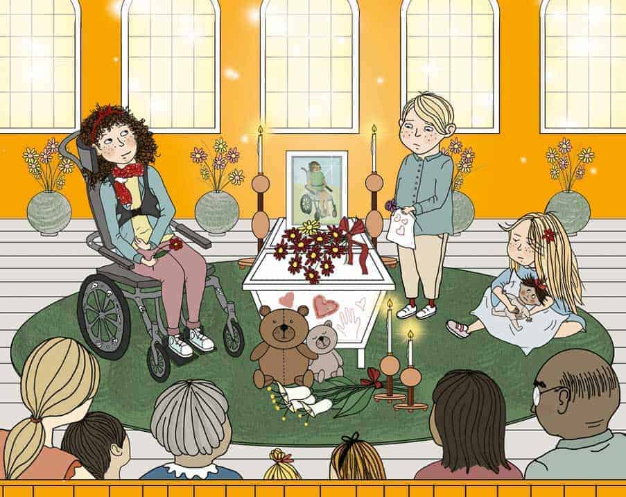 Boken Operation Dödsviktigt har skrivits av Anna Pella och illustrerats av Anna Forsmark. Den utkommer i januari 2020.|Bokomslag Operation dödsviktigt