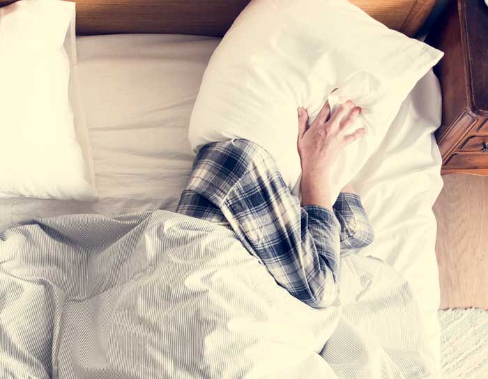 Sömnsvårigheter – symbolbild