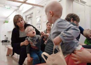 “Alla borde få gå här”