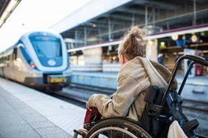 Oron stor bland tågresenärer med funktionsnedsättning