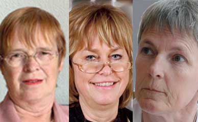 Foto på tre ordföranden.