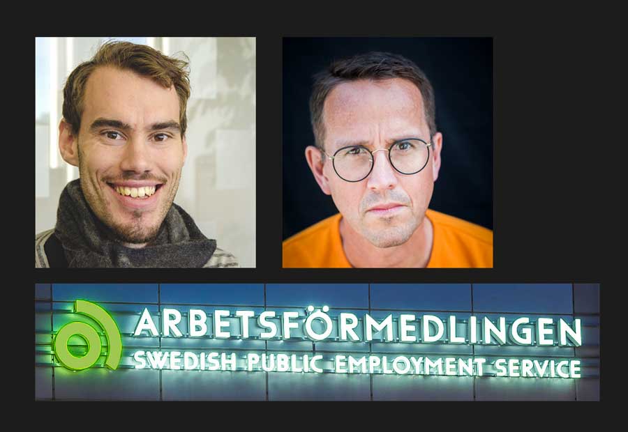 Kristian Cornell, DHR, och Lars Lööw, Arbetsförmedlingen
