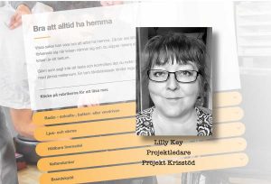 Projekt Krisstöd och Lilly Key (collage)