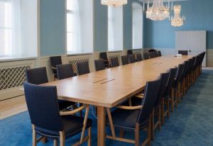 Högsta förvaltningsdomstolens plenisal. Foto: HFD