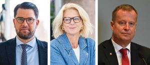 Jimmie Åkesson, Elisabeth Svantesson, Anders Ygeman