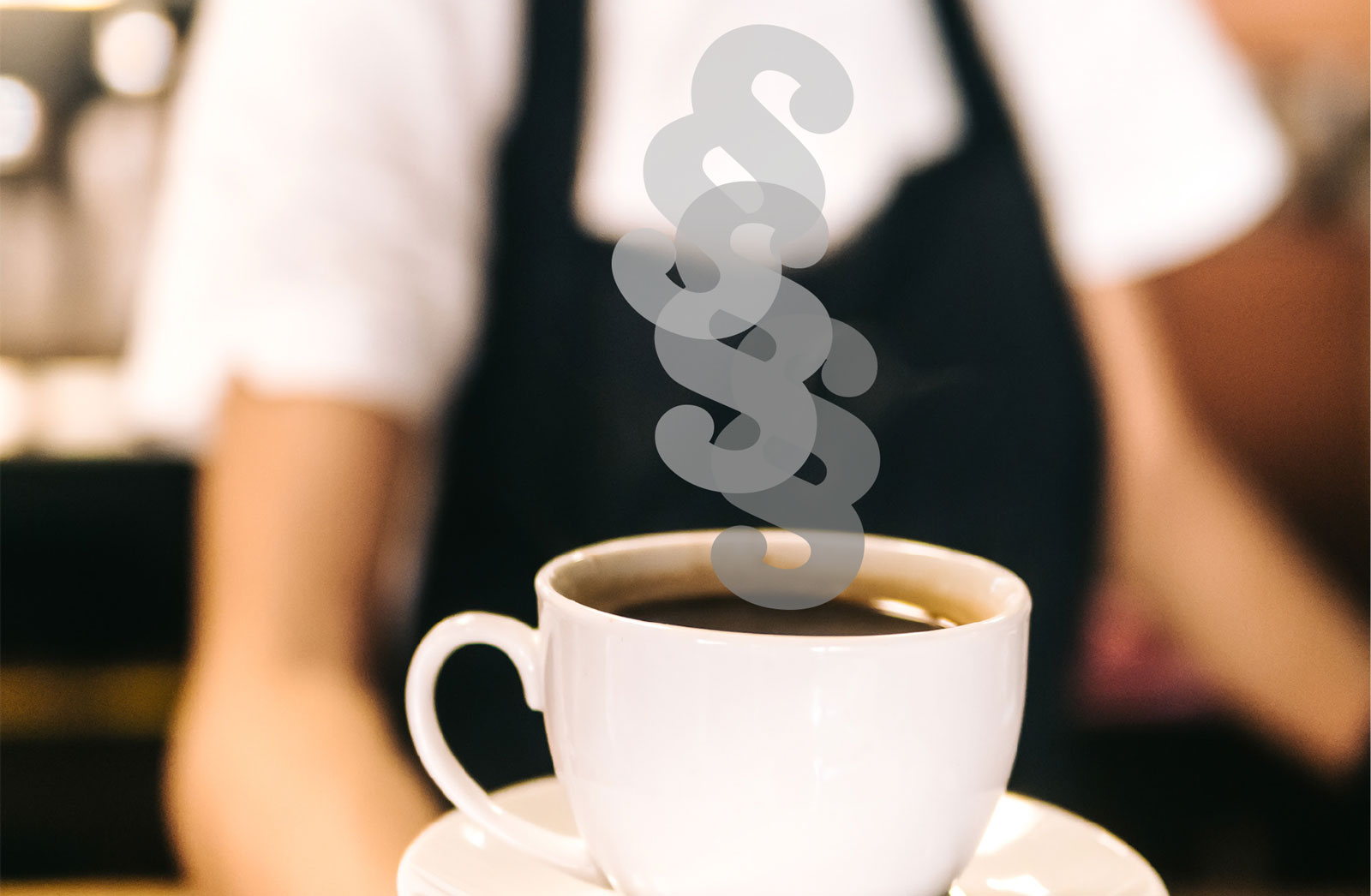 kaffekopp och paragraftecken