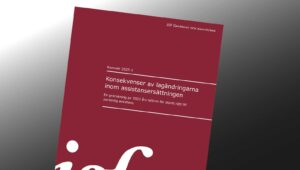 Inspektionens för socialförsäkringens slutrapport om lagändringen ”Stärkt rätt till personlig assistans”.