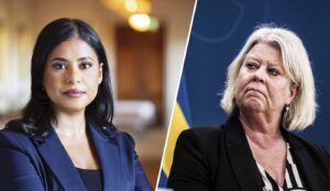 Nadja Awad och Camilla Waltersson Grönvall.