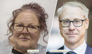 Anki Celander och Christofer Bergenblock.